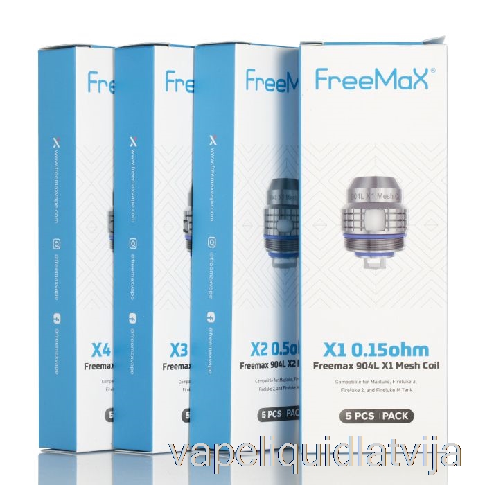 Freemax Maxluke 904l X Rezerves Spoles 0.2ohm 904l X2 Dual Mesh Coils Vape šķidrums